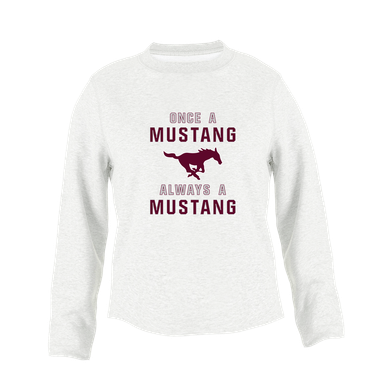 Clifton Mustangs Once A Women's Sweatshirt