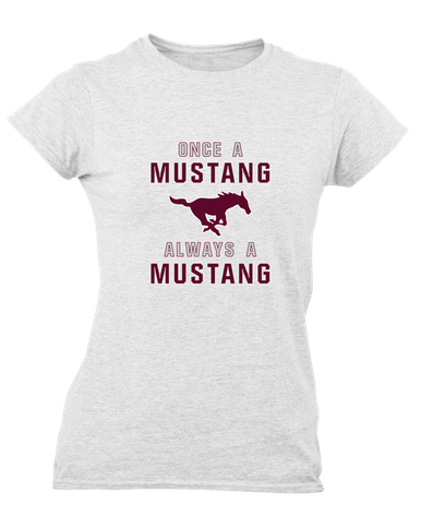 Clifton Mustangs Once A Women's Premium SS T-Shirt