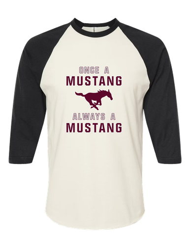 Clifton Mustangs Once A Women's Baseball T-Shirt