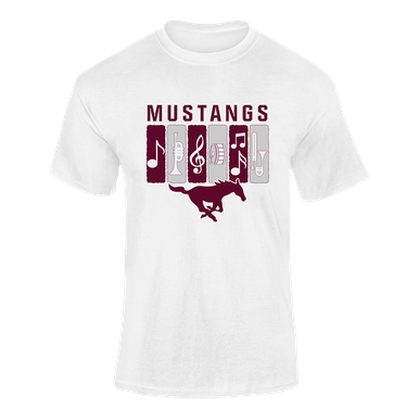 Clifton Mustangs Band # 2 Men's SS T-Shirt