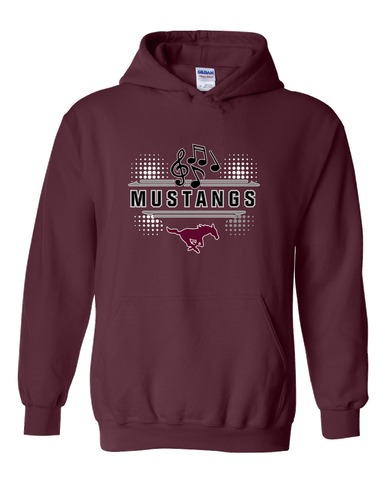 Clifton Mustangs Band # 3 Men's Hoodie
