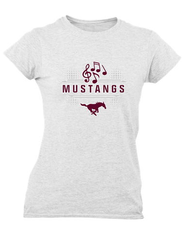 Clifton Mustangs Band # 3 Women's Premium SS T-Shirt