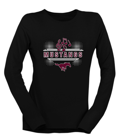 Clifton Mustangs Band # 3 Women's Premium LS T-Shirt