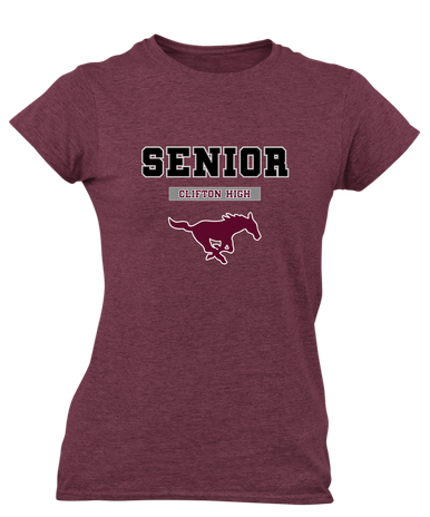 Clifton Mustangs Senior #2 Women's SS T-Shirt