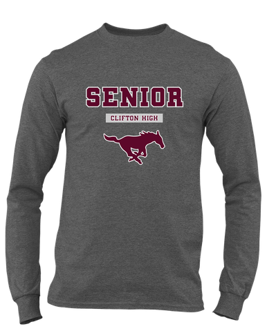 Clifton Mustangs Senior #2 Men's Premium LS T-Shirt