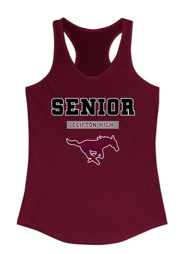 Clifton Mustangs Senior #2 Women's Tank Top