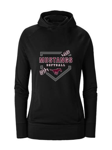 Clifton Mustangs Softball #2 Women's Hoodie