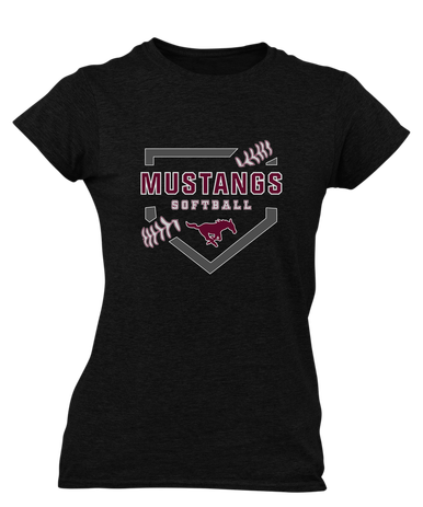 Clifton Mustangs Softball #2 Women's SS T-Shirt
