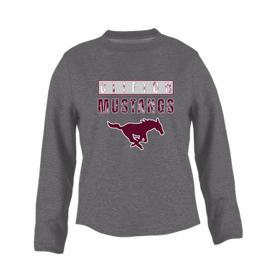 Clifton Mustangs Mascot #9 Women's Sweatshirt