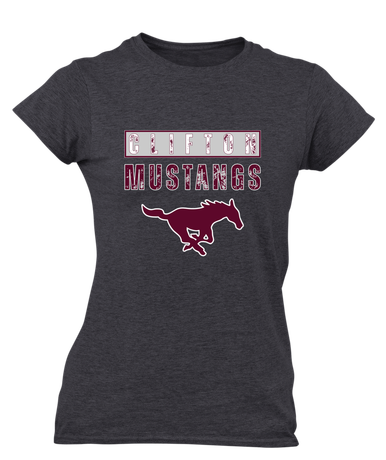 Clifton Mustangs Mascot #9 Women's SS T-Shirt