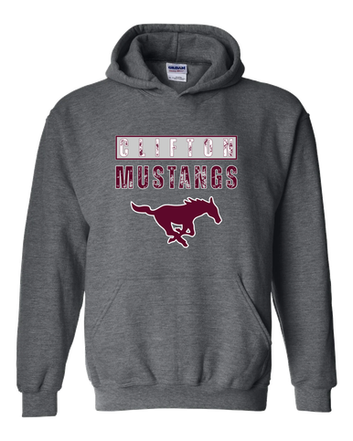 Clifton Mustangs Mascot #9 Men's Hoodie