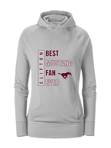 Clifton Mustangs Best Mustang Fan Women's Hoodie