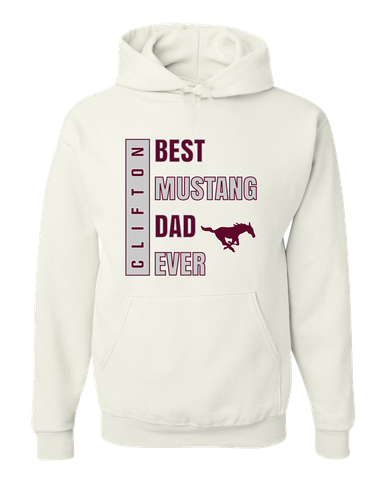 Clifton Mustangs Best Mustang Dad Men's Premium Hoodie