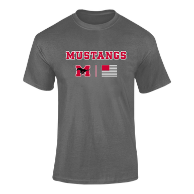 Munster Mustangs Team Colors Flag Men's Premium SS T-Shirt