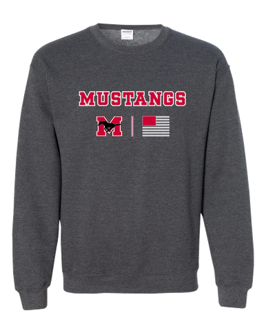 Munster Mustangs Team Colors Flag Men's Sweatshirt