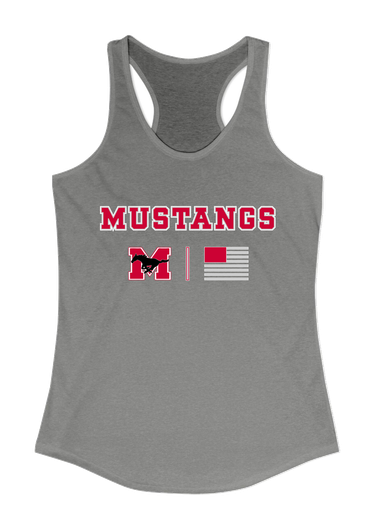Munster Mustangs Team Colors Flag Women's Tank Top