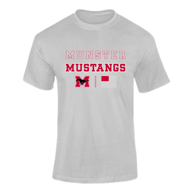 Munster Mustangs Spirit Flag Men's Premium SS T-Shirt