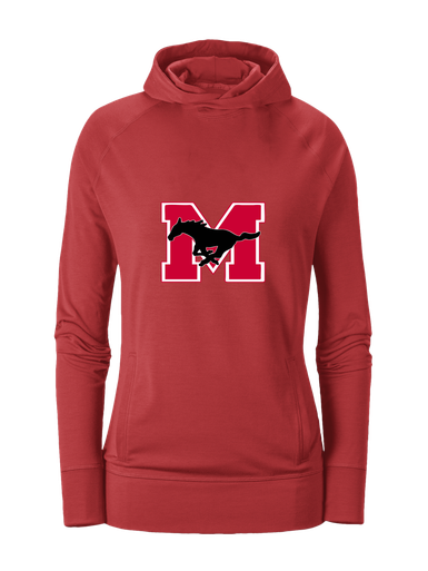 Munster Mustangs Mascot #1 Women's Hoodie
