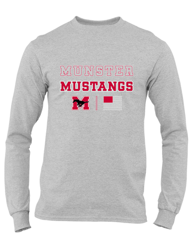 Munster Mustangs Spirit Flag Men's Premium LS T-Shirt