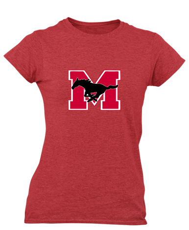 Munster Mustangs Mascot #1 Women's SS T-Shirt