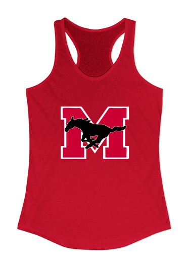 Munster Mustangs Mascot #1 Women's Tank Top