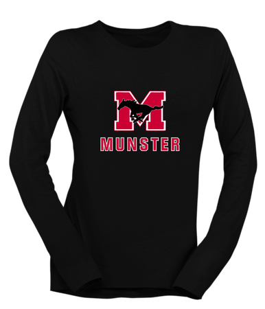 Munster Mustangs Mascot #2 Women's Premium LS T-Shirt