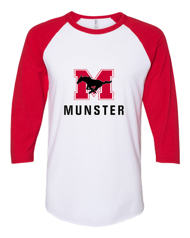 Munster Mustangs Mascot #2 Men's Baseball T-Shirt