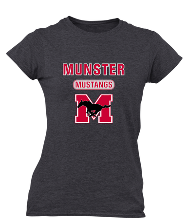 Munster Mustangs Mascot #3 Women's SS T-Shirt