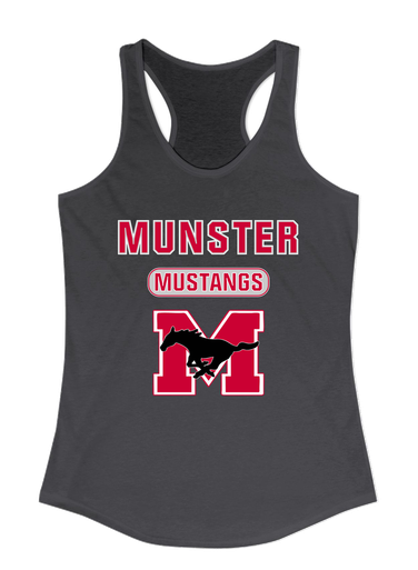 Munster Mustangs Mascot #3 Women's Tank Top