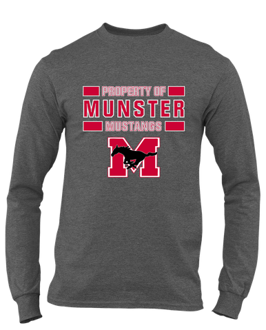 Munster Mustangs Property Of Men's Premium LS T-Shirt