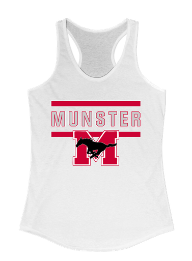 Munster Mustangs Mascot #4 Women's Tank Top