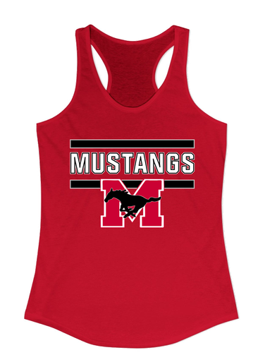 Munster Mustangs Mascot #5 Women's Tank Top