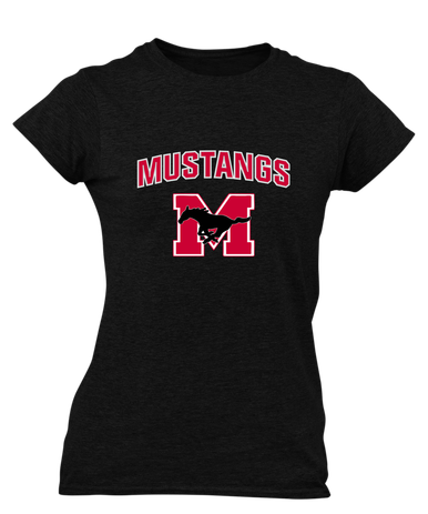 Munster Mustangs Mascot #6 Women's Premium SS T-Shirt