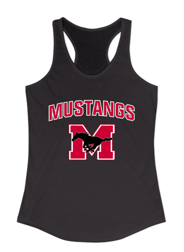 Munster Mustangs Mascot #6 Women's Tank Top