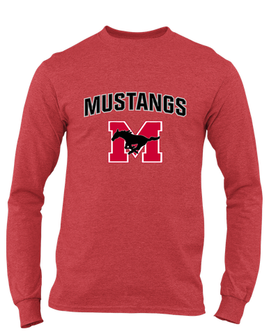 Munster Mustangs Mascot #6 Men's Premium LS T-Shirt