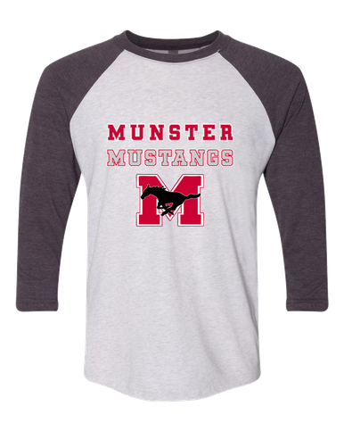 Munster Mustangs Spirit Women's Baseball T-Shirt