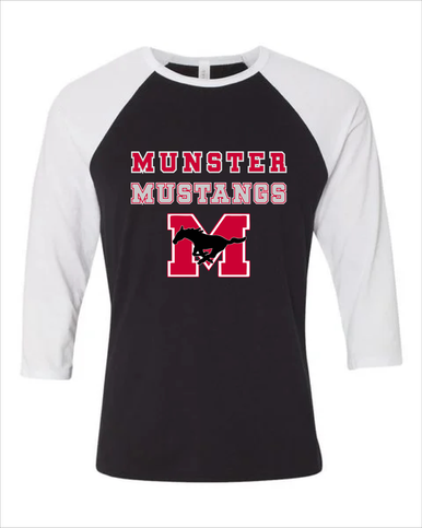 Munster Mustangs Spirit Men's Baseball T-Shirt