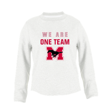 Munster Mustangs We Are One Team Women's Sweatshirt