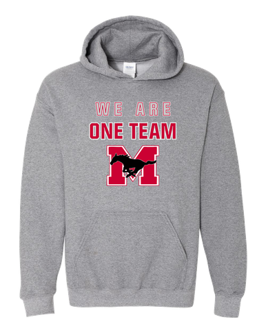 Munster Mustangs We Are One Team Men's Hoodie