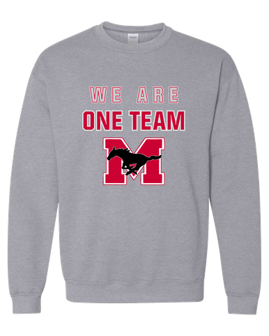 Munster Mustangs We Are One Team Men's Sweatshirt