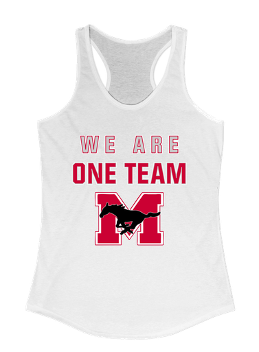 Munster Mustangs We Are One Team Women's Tank Top