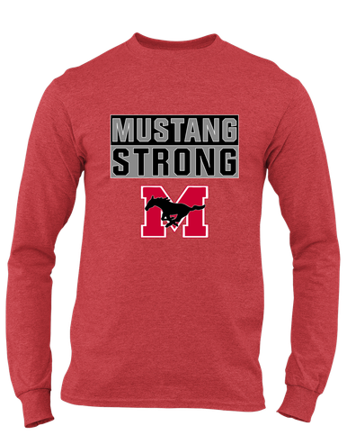 Munster Mustangs Strong #1 Men's LS T-Shirt