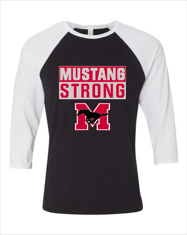 Munster Mustangs Strong #1 Women's Baseball T-Shirt