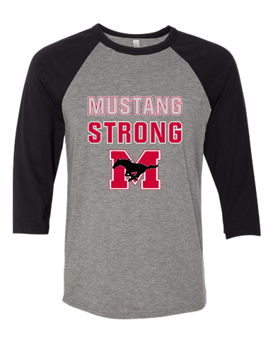 Munster Mustangs Strong #2 Women's Baseball T-Shirt