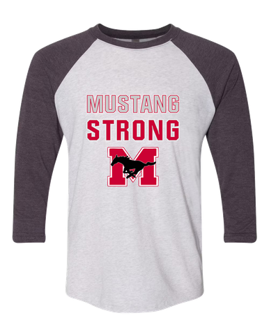 Munster Mustangs Strong #2 Men's Baseball T-Shirt