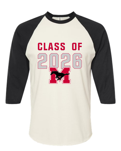 Munster Mustangs Class of 2026 Men's Baseball T-Shirt