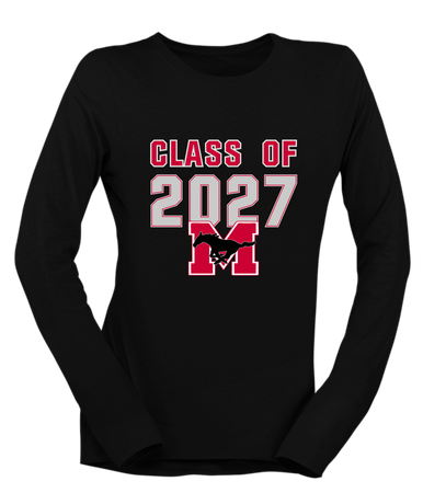 Munster Mustangs Class of 2027 Women's LS T-Shirt