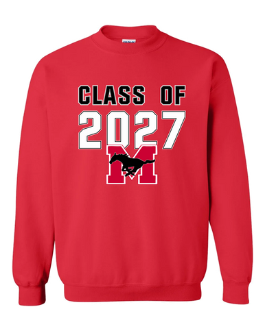 Munster Mustangs Class of 2027 Men's Sweatshirt