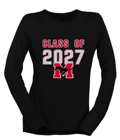 Munster Mustangs Class of 2027 Women's Premium LS T-Shirt