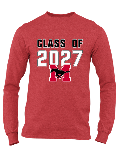Munster Mustangs Class of 2027 Men's Premium LS T-Shirt